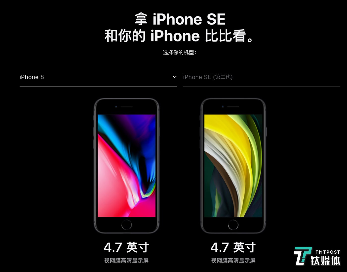 苹果深夜突发iPhone SE:旧瓶装新酒,只要3299 与iPhone 8比比看?