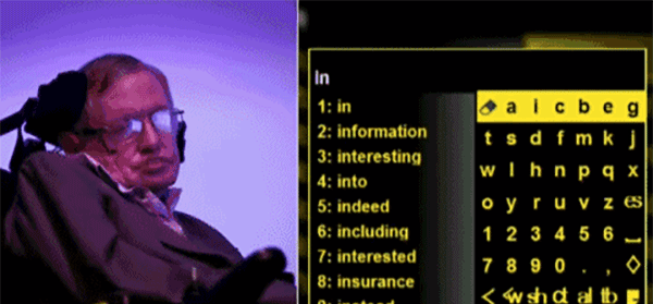 霍金是如何靠轮椅实现发音写作自由的?