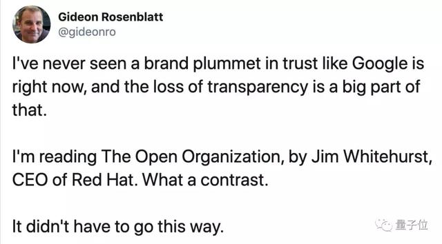 谷歌你变了,老员工痛别谷歌:透明开放不复,文化“面目全非”