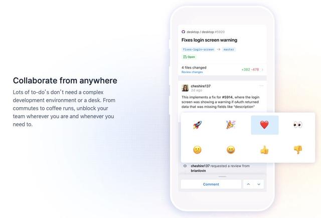 GitHub移动App上线:四大特性,手机端无缝完成git任务