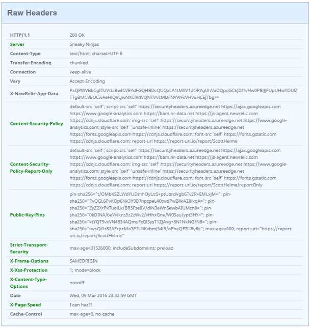 怎样强化你的HTTP 安全标头?