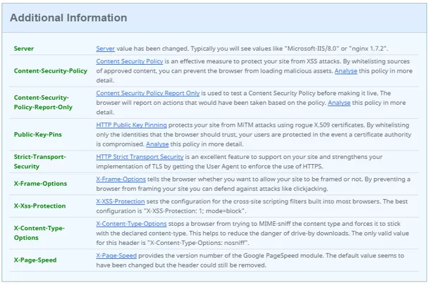 怎样强化你的HTTP 安全标头?