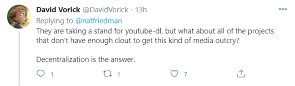 捍卫开发者!GitHub重新上架星标7.2万热门开源项目YouTube-dl,是哪里来的底气?