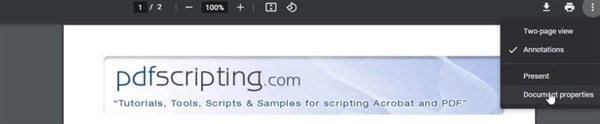 Chrome 88新功能曝光:查看PDF文档属性