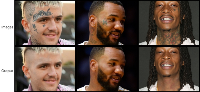 AI一键去纹身,几秒钟让你看见明星「真面目」