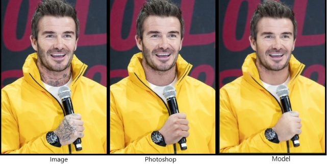 AI一键去纹身,几秒钟让你看见明星「真面目」