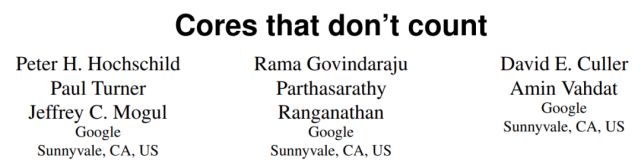 谷歌、Facebook频繁发现CPU内核不可靠,出现无法预测计算错误